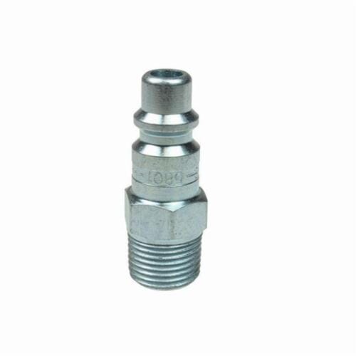 Coilhose® 5801 Coilflow Manual Industrial Type 58 Manual Industrial Hose Connector, 3/8 in Nominal, Quick Connect Coupler x MNPT, 300 psi Pressure, Steel, Domestic